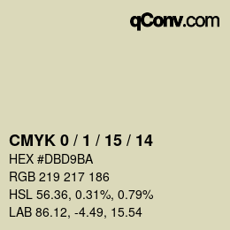 Color code: CMYK 0 / 1 / 15 / 14 | qconv.com