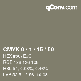 Color code: CMYK 0 / 1 / 15 / 50 | qconv.com