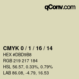 Color code: CMYK 0 / 1 / 16 / 14 | qconv.com