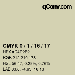 Color code: CMYK 0 / 1 / 16 / 17 | qconv.com
