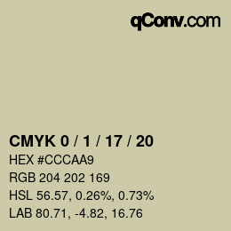 Color code: CMYK 0 / 1 / 17 / 20 | qconv.com