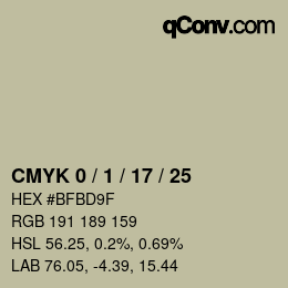 Color code: CMYK 0 / 1 / 17 / 25 | qconv.com