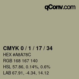 Color code: CMYK 0 / 1 / 17 / 34 | qconv.com