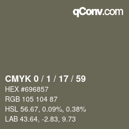 Color code: CMYK 0 / 1 / 17 / 59 | qconv.com