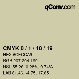 Color code: CMYK 0 / 1 / 18 / 19 | qconv.com