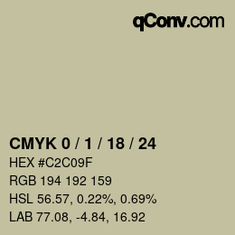 Color code: CMYK 0 / 1 / 18 / 24 | qconv.com