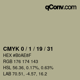 Color code: CMYK 0 / 1 / 19 / 31 | qconv.com