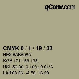 Color code: CMYK 0 / 1 / 19 / 33 | qconv.com