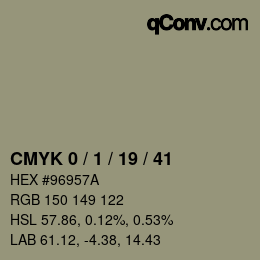 Color code: CMYK 0 / 1 / 19 / 41 | qconv.com