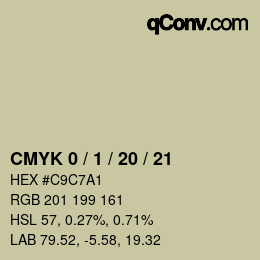 Color code: CMYK 0 / 1 / 20 / 21 | qconv.com