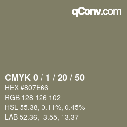 Color code: CMYK 0 / 1 / 20 / 50 | qconv.com