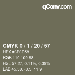 Color code: CMYK 0 / 1 / 20 / 57 | qconv.com