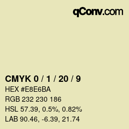Color code: CMYK 0 / 1 / 20 / 9 | qconv.com