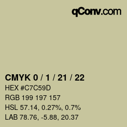 Color code: CMYK 0 / 1 / 21 / 22 | qconv.com