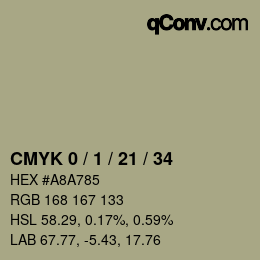 颜色代码: CMYK 0 / 1 / 21 / 34 | qconv.com