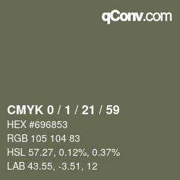 Color code: CMYK 0 / 1 / 21 / 59 | qconv.com