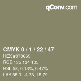 Color code: CMYK 0 / 1 / 22 / 47 | qconv.com