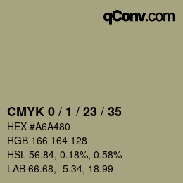 颜色代码: CMYK 0 / 1 / 23 / 35 | qconv.com