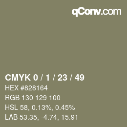 Color code: CMYK 0 / 1 / 23 / 49 | qconv.com