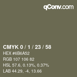 Color code: CMYK 0 / 1 / 23 / 58 | qconv.com