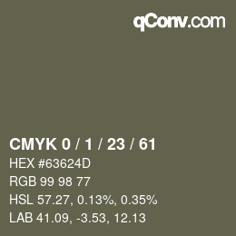 Color code: CMYK 0 / 1 / 23 / 61 | qconv.com