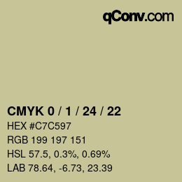 Color code: CMYK 0 / 1 / 24 / 22 | qconv.com