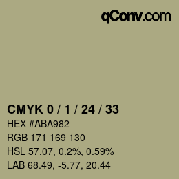 Color code: CMYK 0 / 1 / 24 / 33 | qconv.com