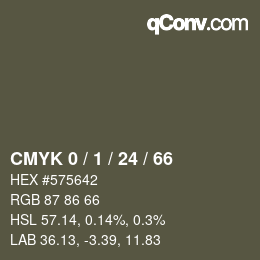 Color code: CMYK 0 / 1 / 24 / 66 | qconv.com