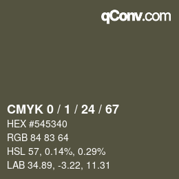 Color code: CMYK 0 / 1 / 24 / 67 | qconv.com