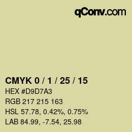 Color code: CMYK 0 / 1 / 25 / 15 | qconv.com