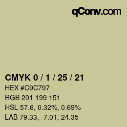 Color code: CMYK 0 / 1 / 25 / 21 | qconv.com