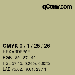 Color code: CMYK 0 / 1 / 25 / 26 | qconv.com