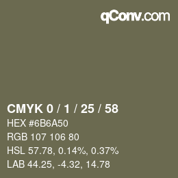 Color code: CMYK 0 / 1 / 25 / 58 | qconv.com