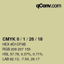 Color code: CMYK 0 / 1 / 26 / 18 | qconv.com