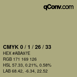 Color code: CMYK 0 / 1 / 26 / 33 | qconv.com