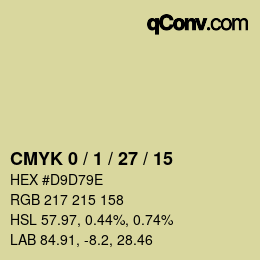 Color code: CMYK 0 / 1 / 27 / 15 | qconv.com