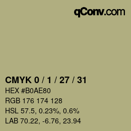 Color code: CMYK 0 / 1 / 27 / 31 | qconv.com