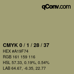 Color code: CMYK 0 / 1 / 28 / 37 | qconv.com