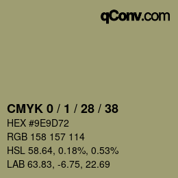 Color code: CMYK 0 / 1 / 28 / 38 | qconv.com