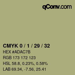 Color code: CMYK 0 / 1 / 29 / 32 | qconv.com