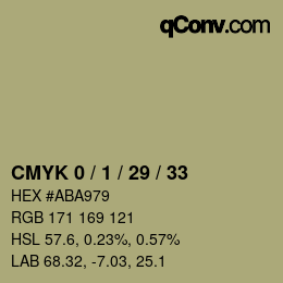 Color code: CMYK 0 / 1 / 29 / 33 | qconv.com