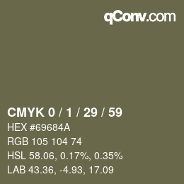 Color code: CMYK 0 / 1 / 29 / 59 | qconv.com