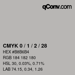 Color code: CMYK 0 / 1 / 2 / 28 | qconv.com