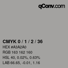 Color code: CMYK 0 / 1 / 2 / 36 | qconv.com