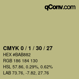 Color code: CMYK 0 / 1 / 30 / 27 | qconv.com