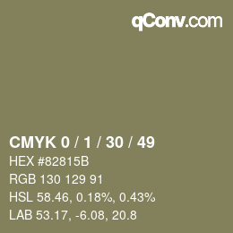 Color code: CMYK 0 / 1 / 30 / 49 | qconv.com