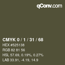 Color code: CMYK 0 / 1 / 31 / 68 | qconv.com