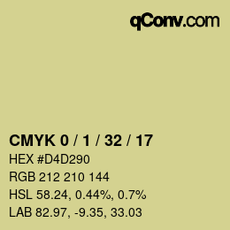 Color code: CMYK 0 / 1 / 32 / 17 | qconv.com