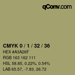 颜色代码: CMYK 0 / 1 / 32 / 36 | qconv.com