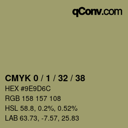 Color code: CMYK 0 / 1 / 32 / 38 | qconv.com